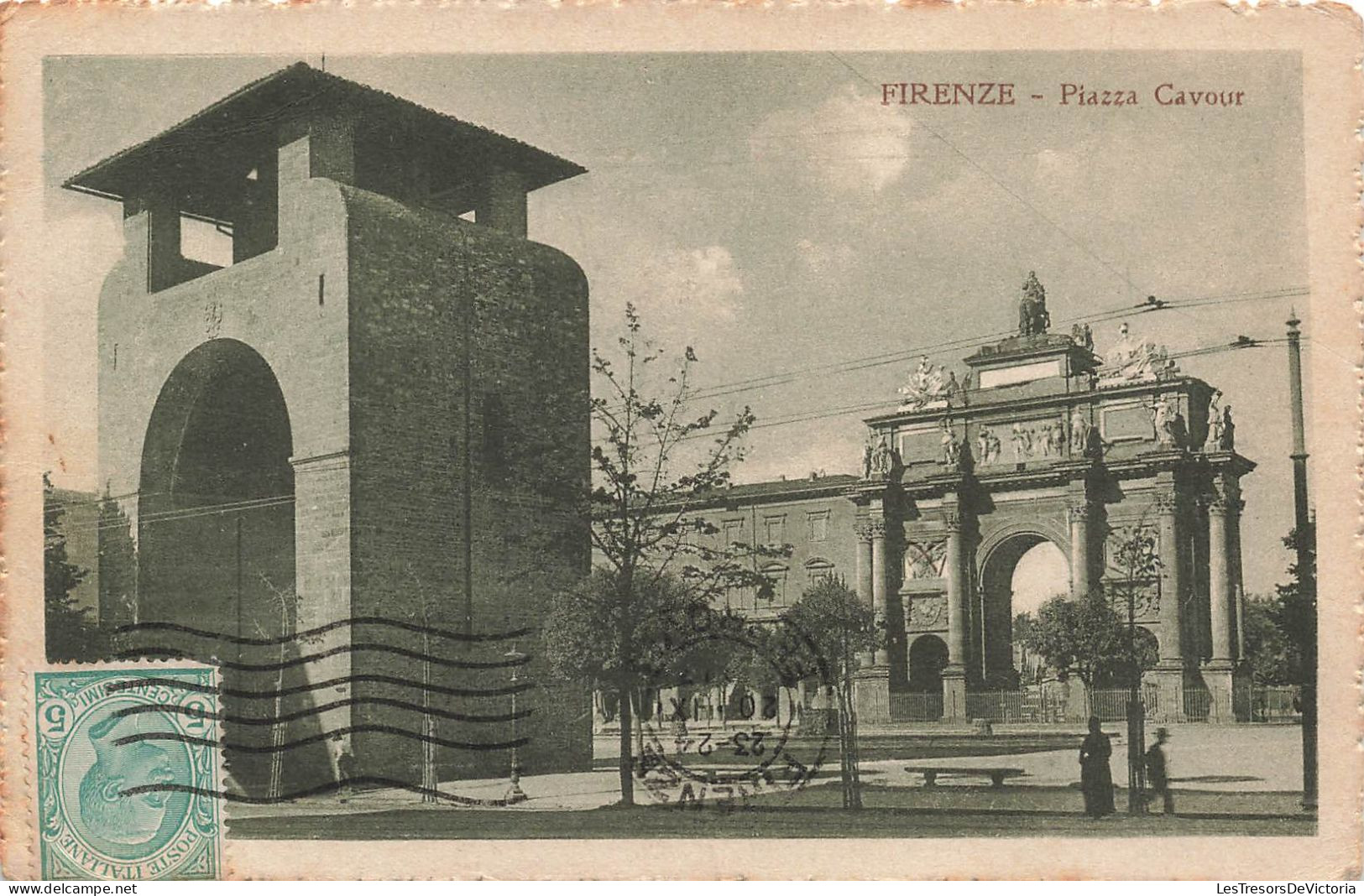 ITALIE - Firenze - Plazza Cavour - Vue Sur Le Place - Animé - Vue D'ensemble - Carte Postale Ancienne - Firenze (Florence)