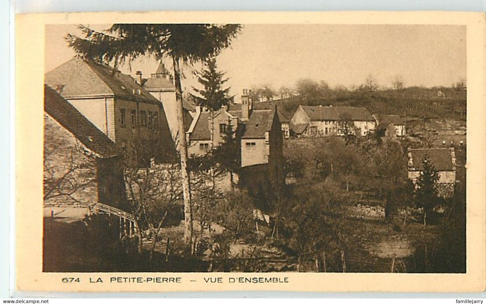 12142 - LA PETITE PIERRE - VUE D ENSEMBLE - La Petite Pierre