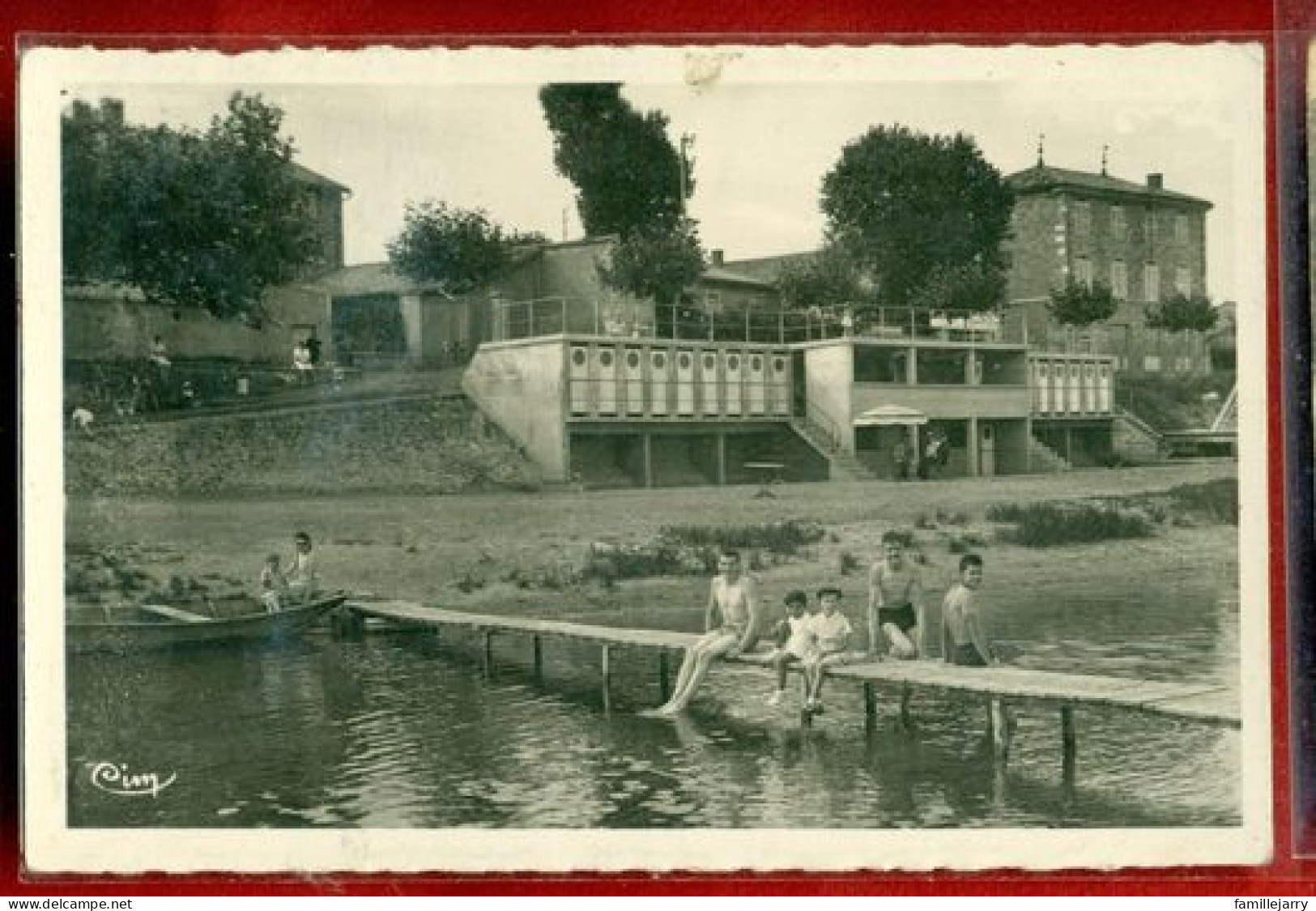 7477 - BELLEVILLE SUR SAONE - CPSM - LA PLAGE - Belleville Sur Saone