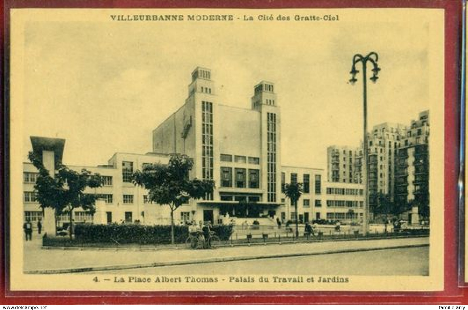 7270 - VILLEURBANNE - LA PLACE ALBERT THOMAS / PALAIS DU TRAVAIL - Villeurbanne