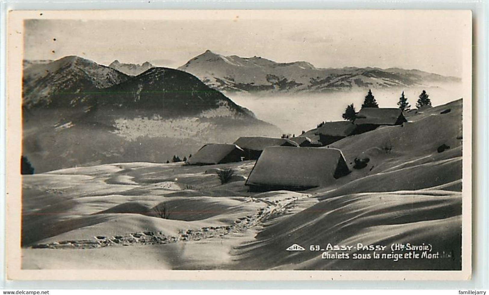 15012 - ASSY - CPSM - CHALETS SOUS LA NEIGE - Passy