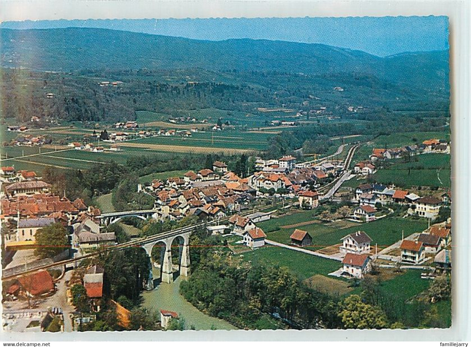 14966 - RUMILLY - CPSM - VUE GENERALE / LE VIADUC SUR LE CHERAN - Rumilly