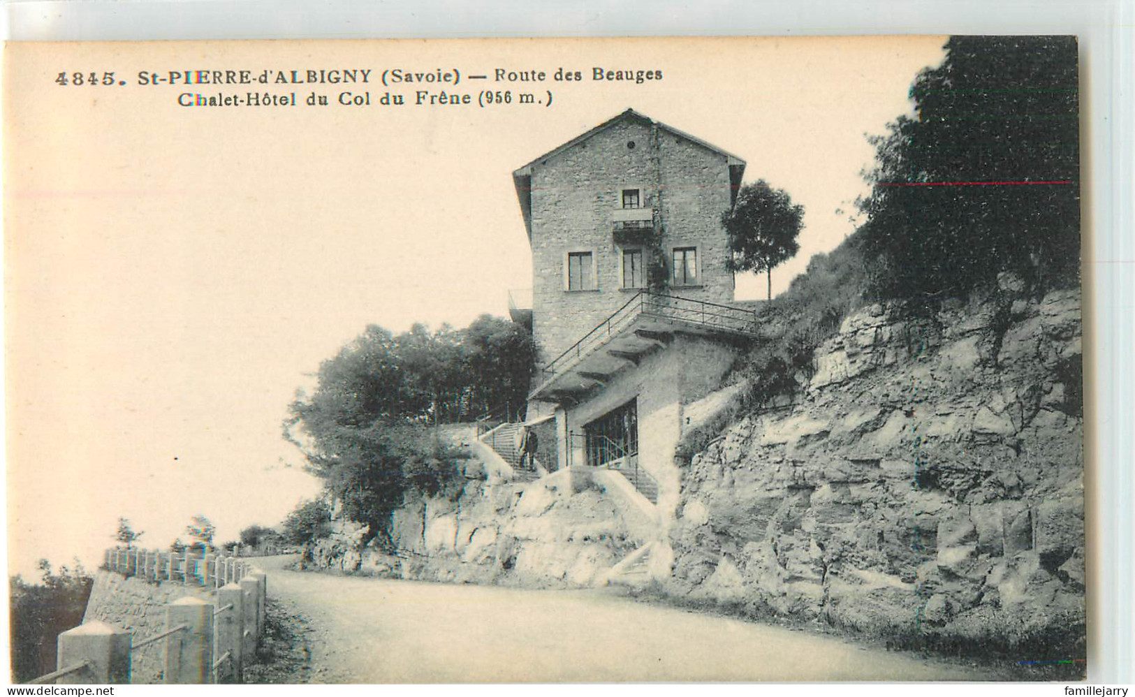 26794 - SAINT PIERRE D ALBIGNY - ROUTE DES BEAUGES / CHALET DU COL DU FRENE - Saint Pierre D'Albigny