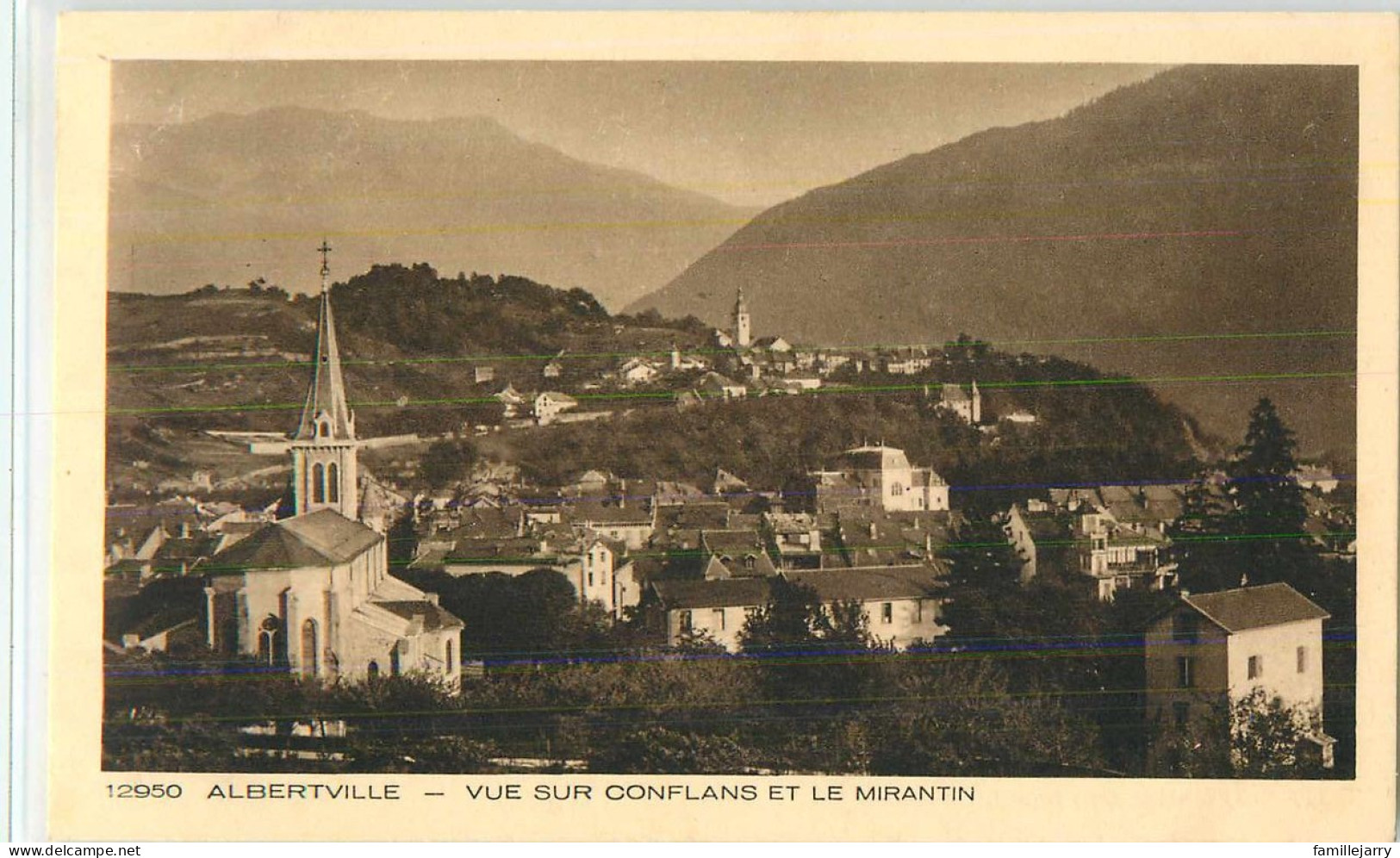 18005 - ALBERTVILLE - VUE SUR CONFLANS ET LE MIRANTIN - Albertville