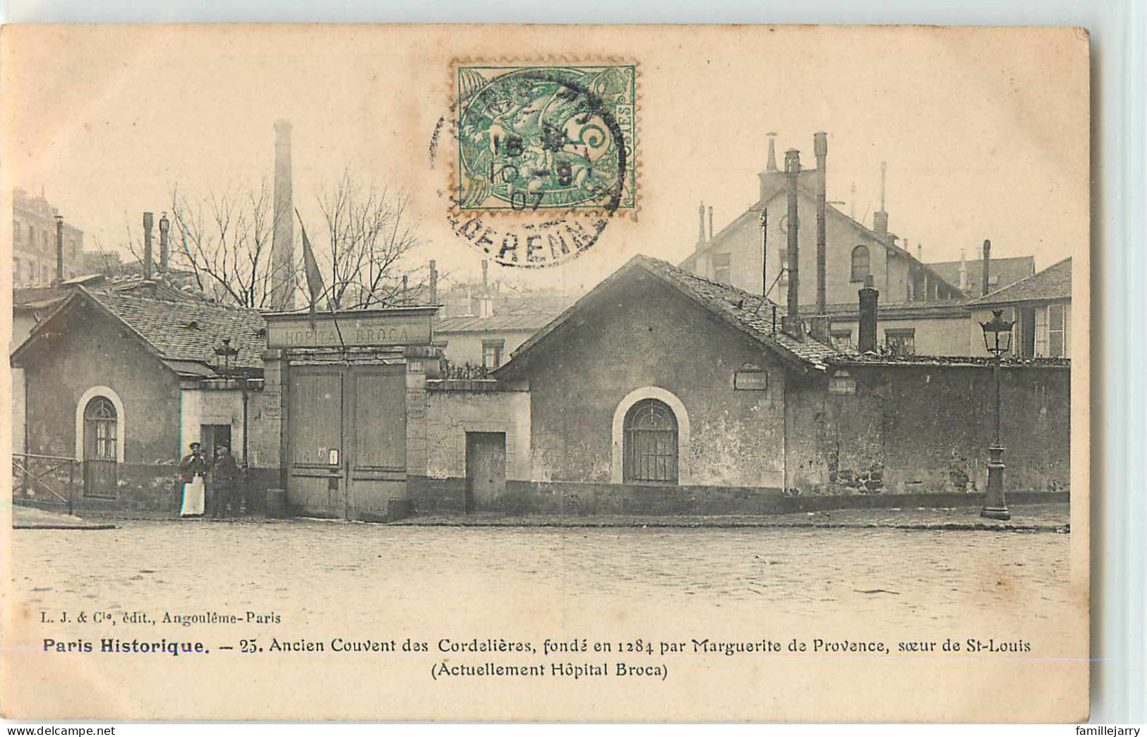 23613 - PARIS - HOPITAL - HISTORIQUE / ANCIEN COUVENT DES CORDELIERES / BROCA - Gesundheit, Krankenhäuser