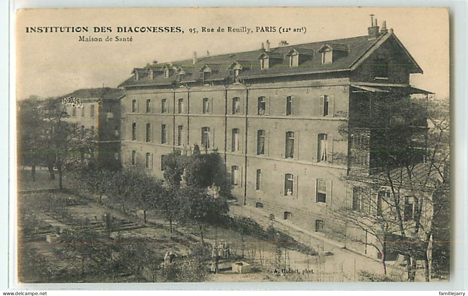 15863 - PARIS - INSTITUTION DES DIACONESSES - Gezondheid, Ziekenhuizen