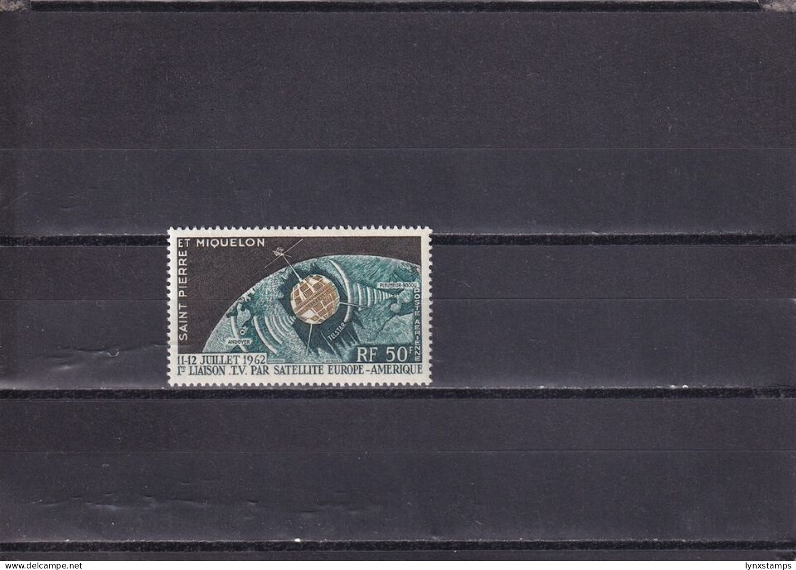 SA03 St Pierre Et Miquelon France 1962 1st Transatlantic TV Satellite Link Mint - Unused Stamps
