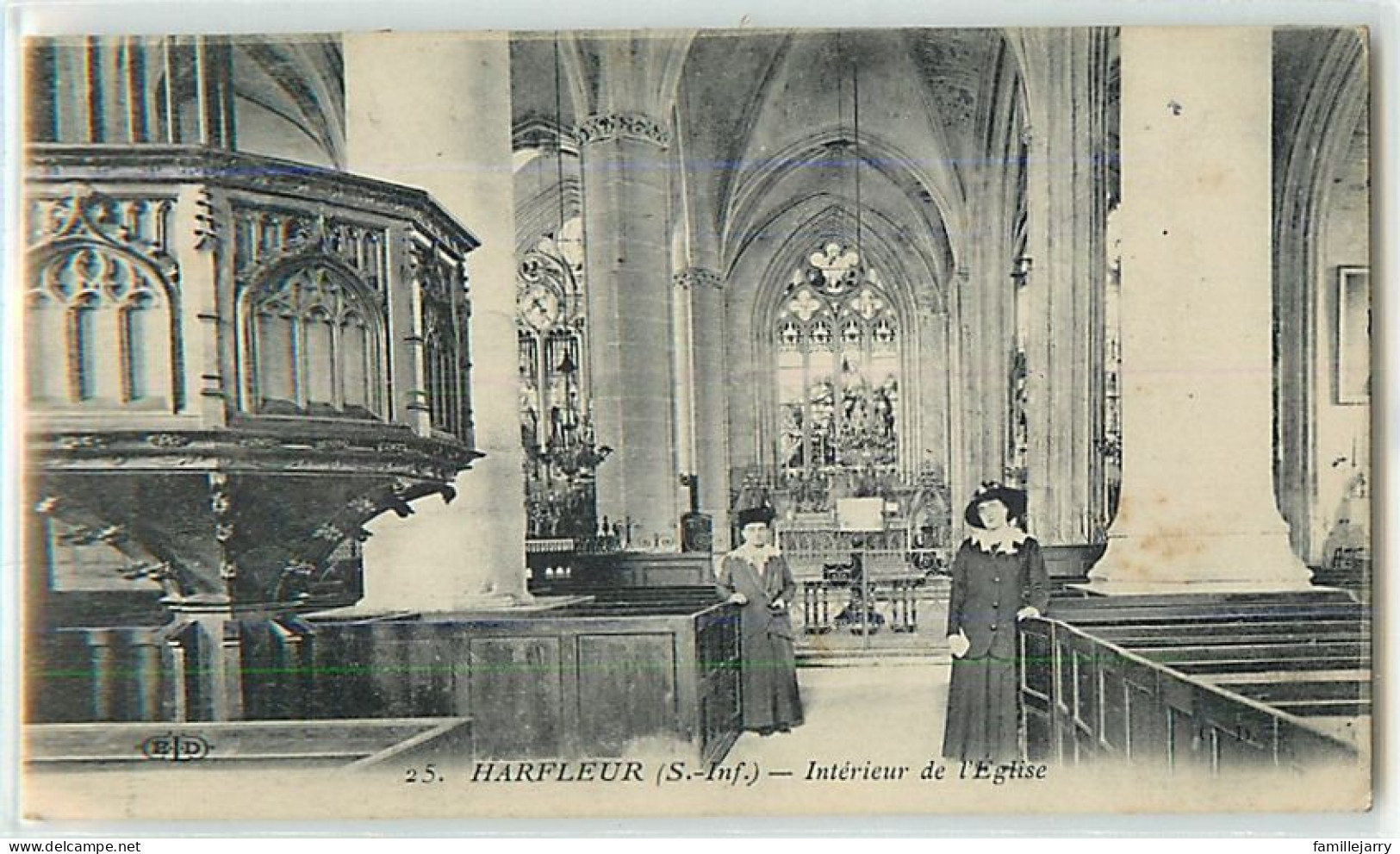 23574 - HARFLEUR - INTERIEUR DE L EGLISE - Harfleur