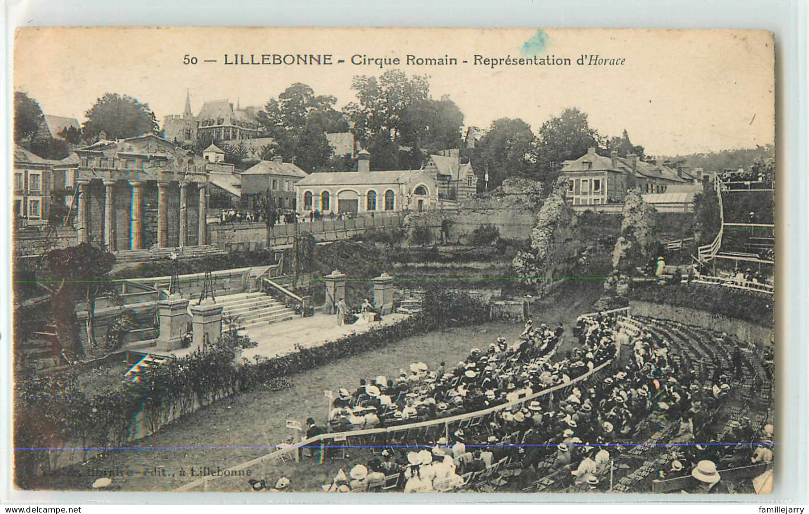 22905 - LILLEBONNE - CIRQUE ROMAIN / REPRESENTATION D HORACE - Lillebonne