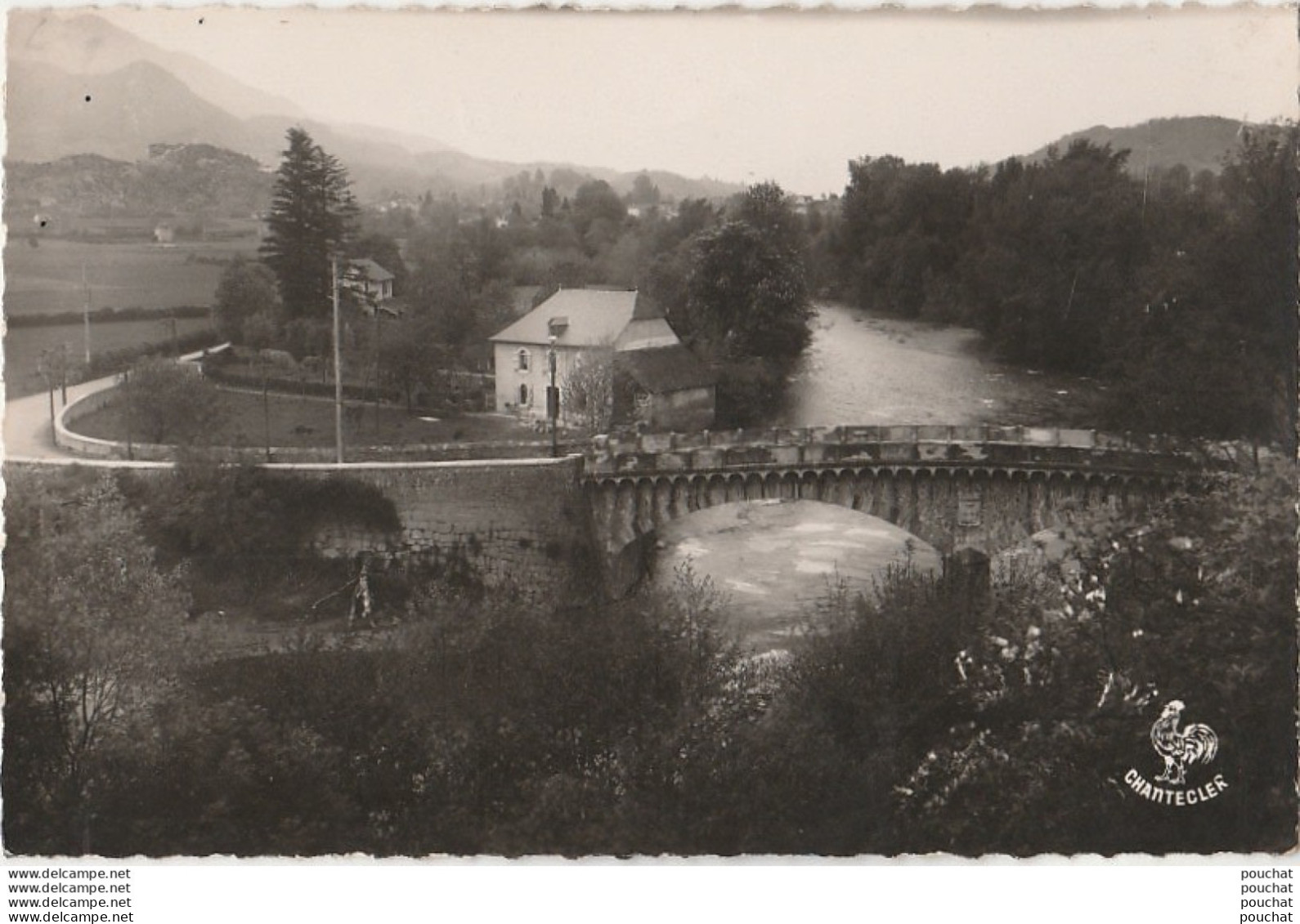 V18-64) ARUDY (BASSES PYRENEES) PONT DOUSSINE - ( OBLITERATION DE 1951 - 2 SCANS )  - Arudy