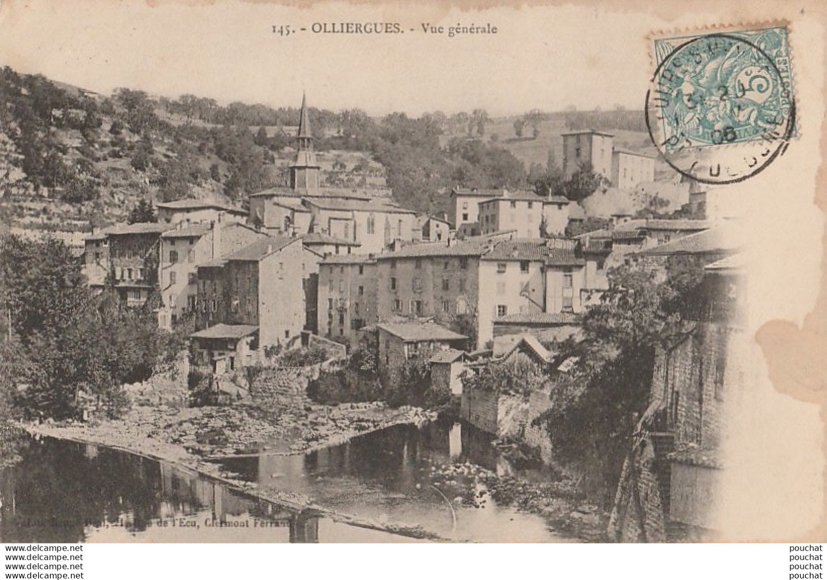 V15-63) OLLIERGUES - VUE GENERALE - Olliergues