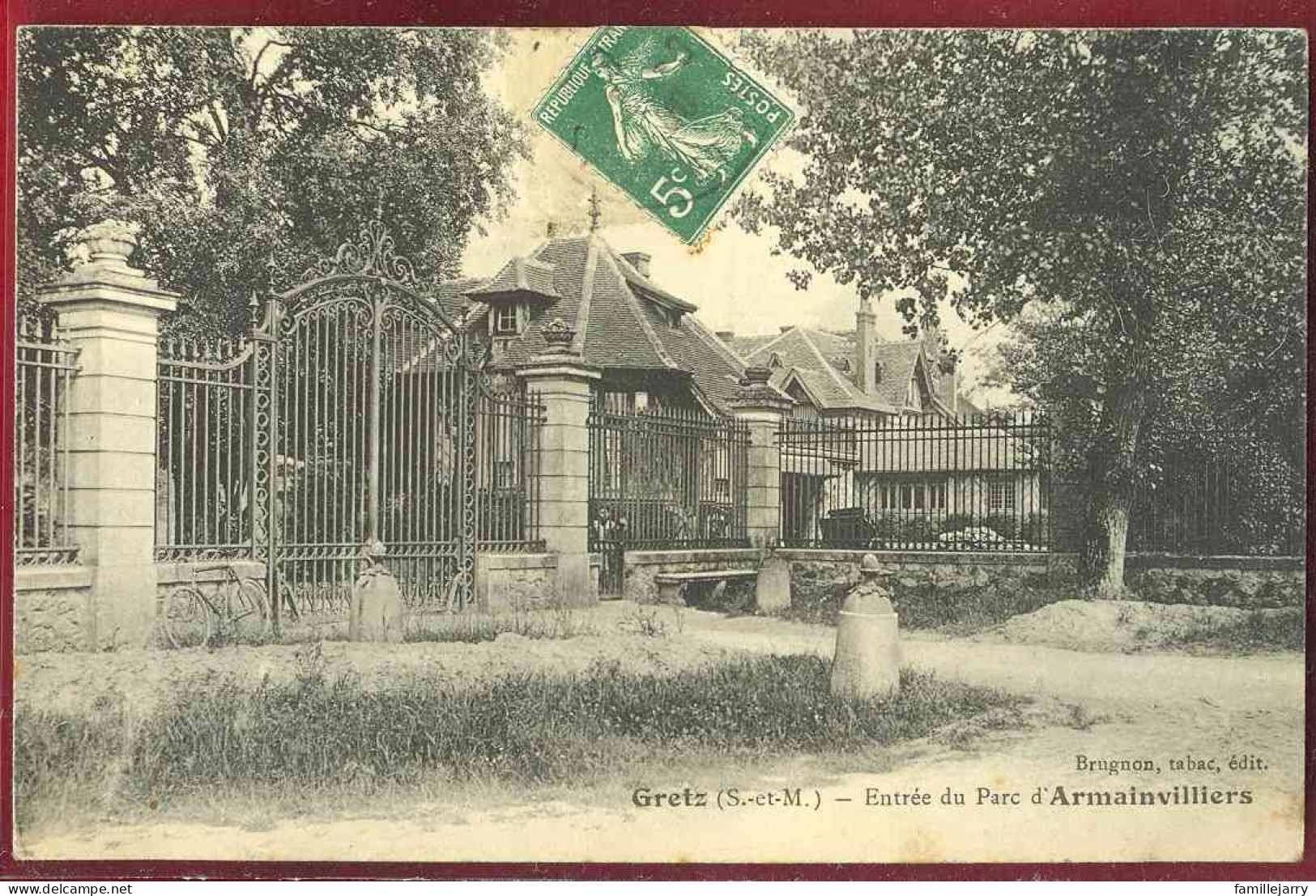 1630 - GRETZ - ENTREE DU PARC D'ARMAINVILLIERS - Gretz Armainvilliers