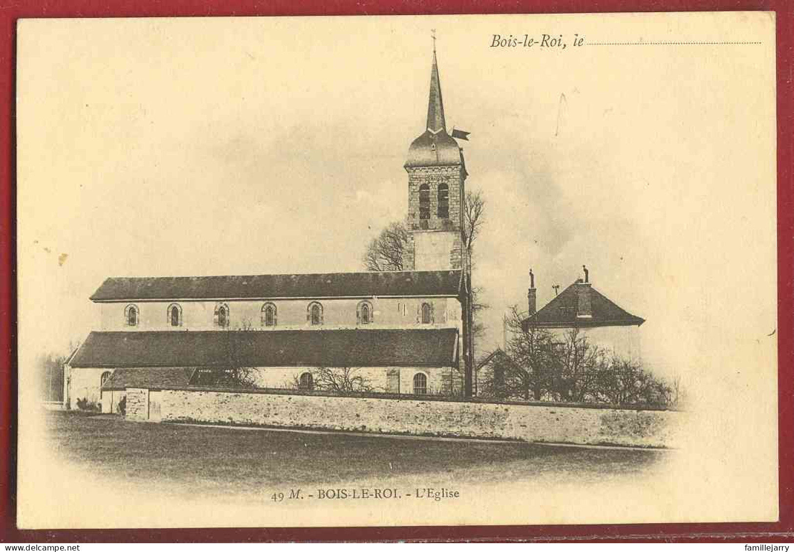 861 - BOIS LE ROI - L'EGLISE - Bois Le Roi