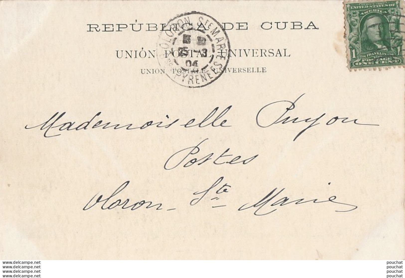 V27- CUBA - ARADO CUBANO  - ( 1904 - 2 SCANS ) - Kuba