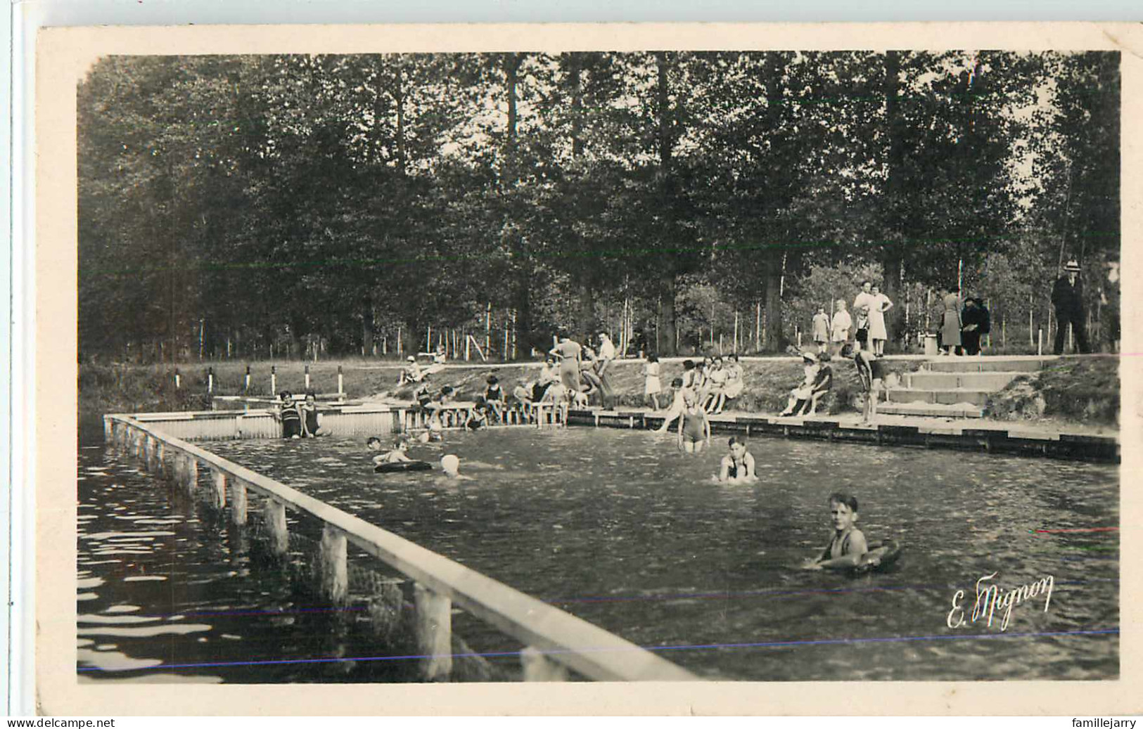 23872 - BRAY SUR SEINE - CPSM - LA PLAGE / BAIGNADE DES ENFANTS - Bray Sur Seine