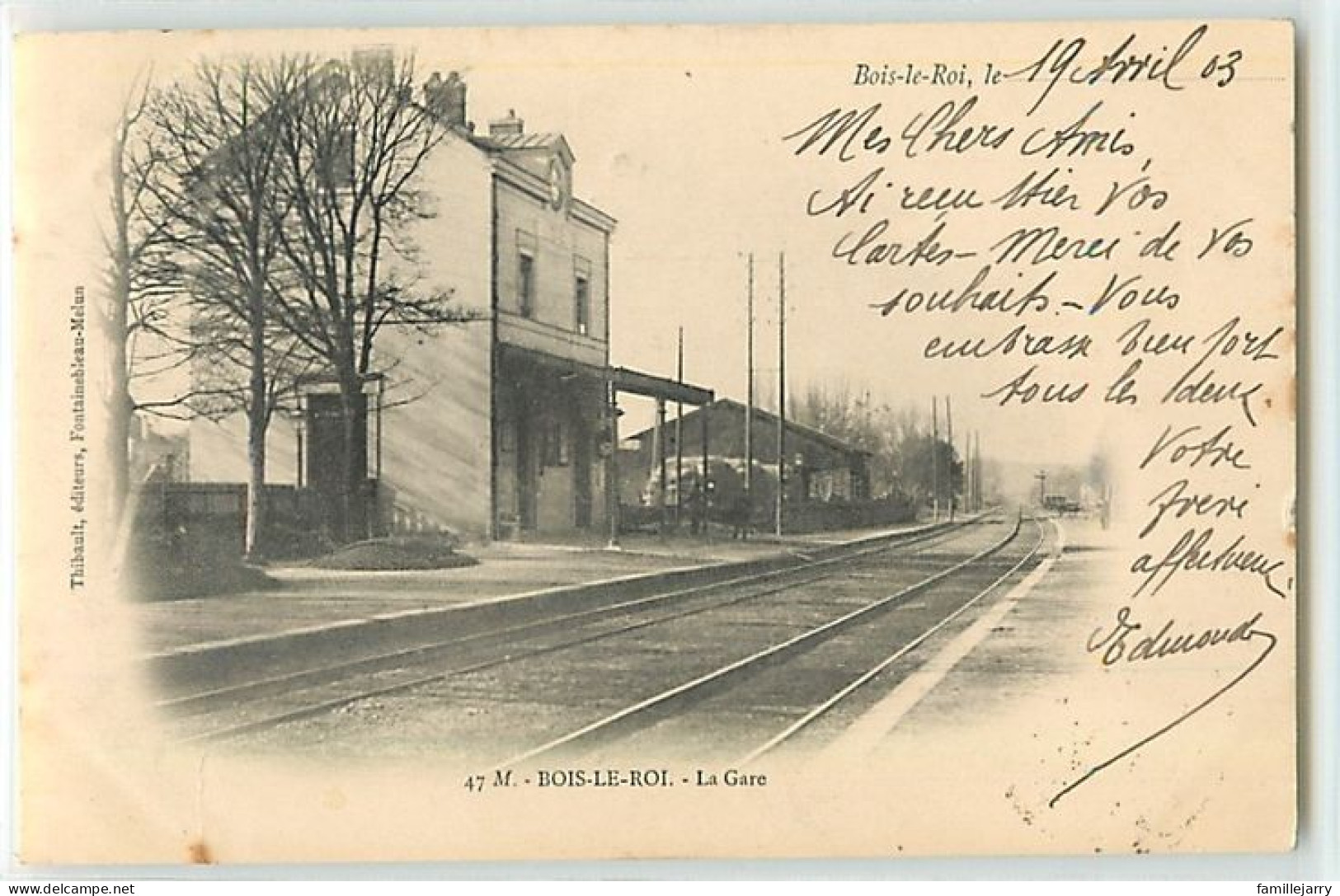 8450 - BOIS LE ROI - LA GARE - Bois Le Roi