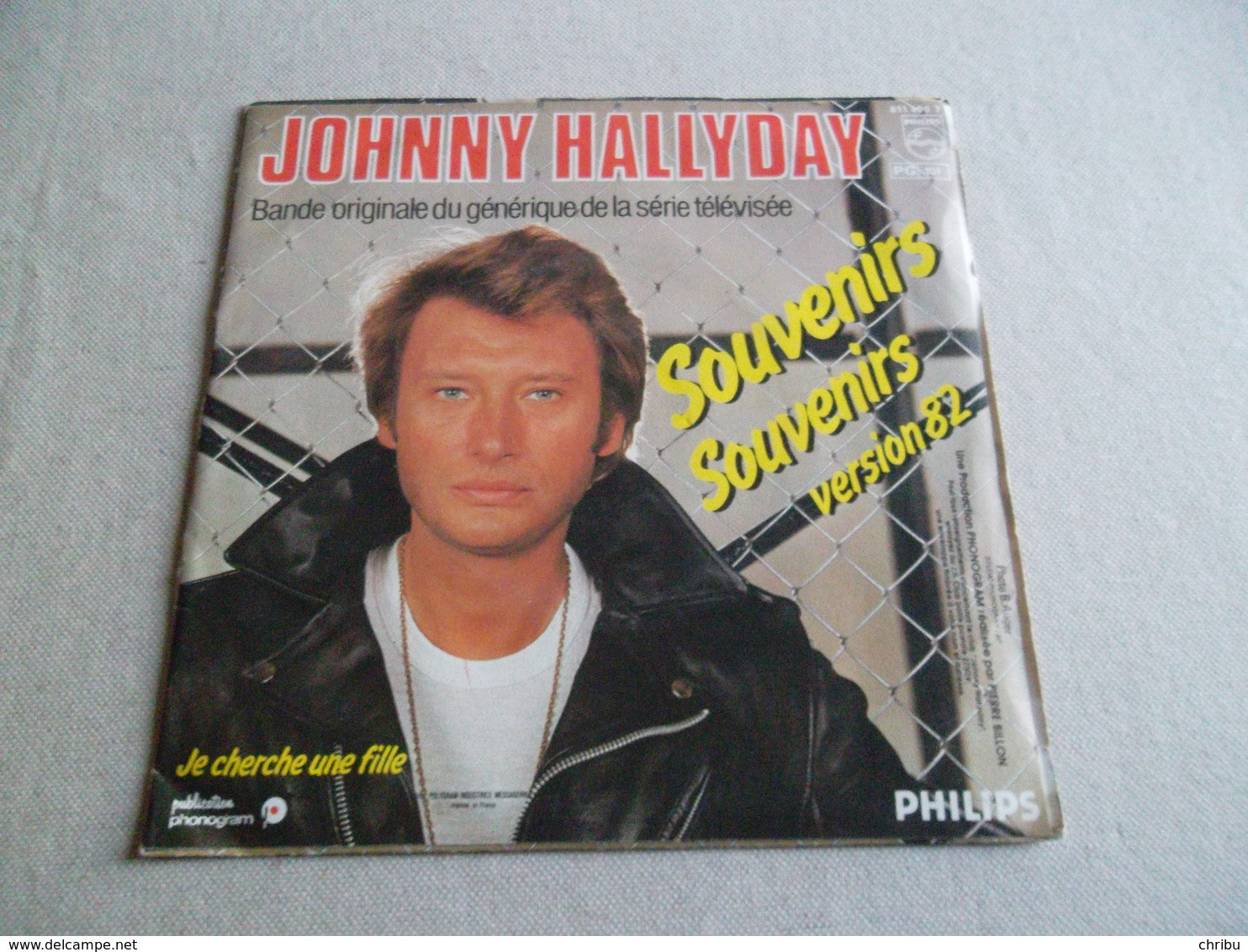 VINYLE 45 T JOHNNY HALLYDAY SOUVENIRS SOUVENIRS VERSION 82 PHILIPS 811 400 7 - Rock