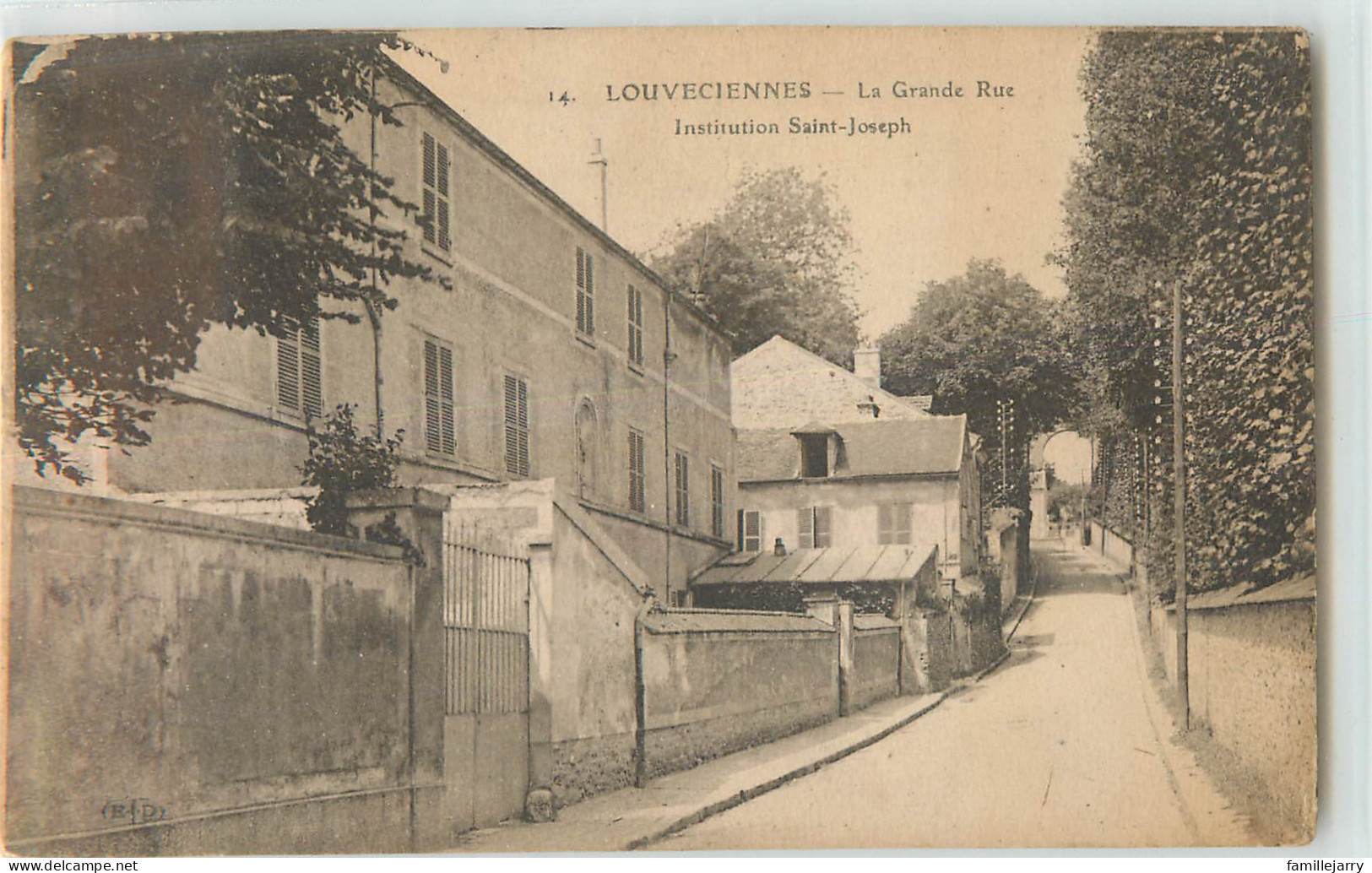 30778 - LOUVECIENNES - LA GRANDE RUE - INSTITUTION SAINT JOSEPH - Louveciennes