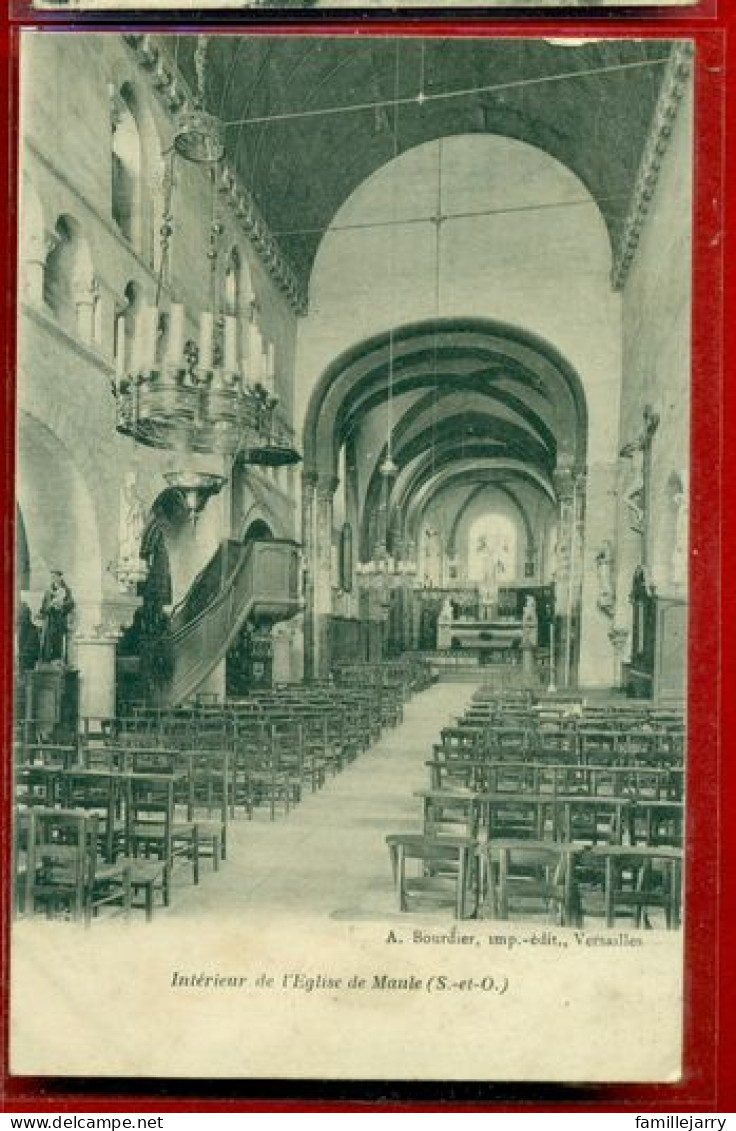 3978 - MAULE - INTERIEUR DE L'EGLISE - Maule