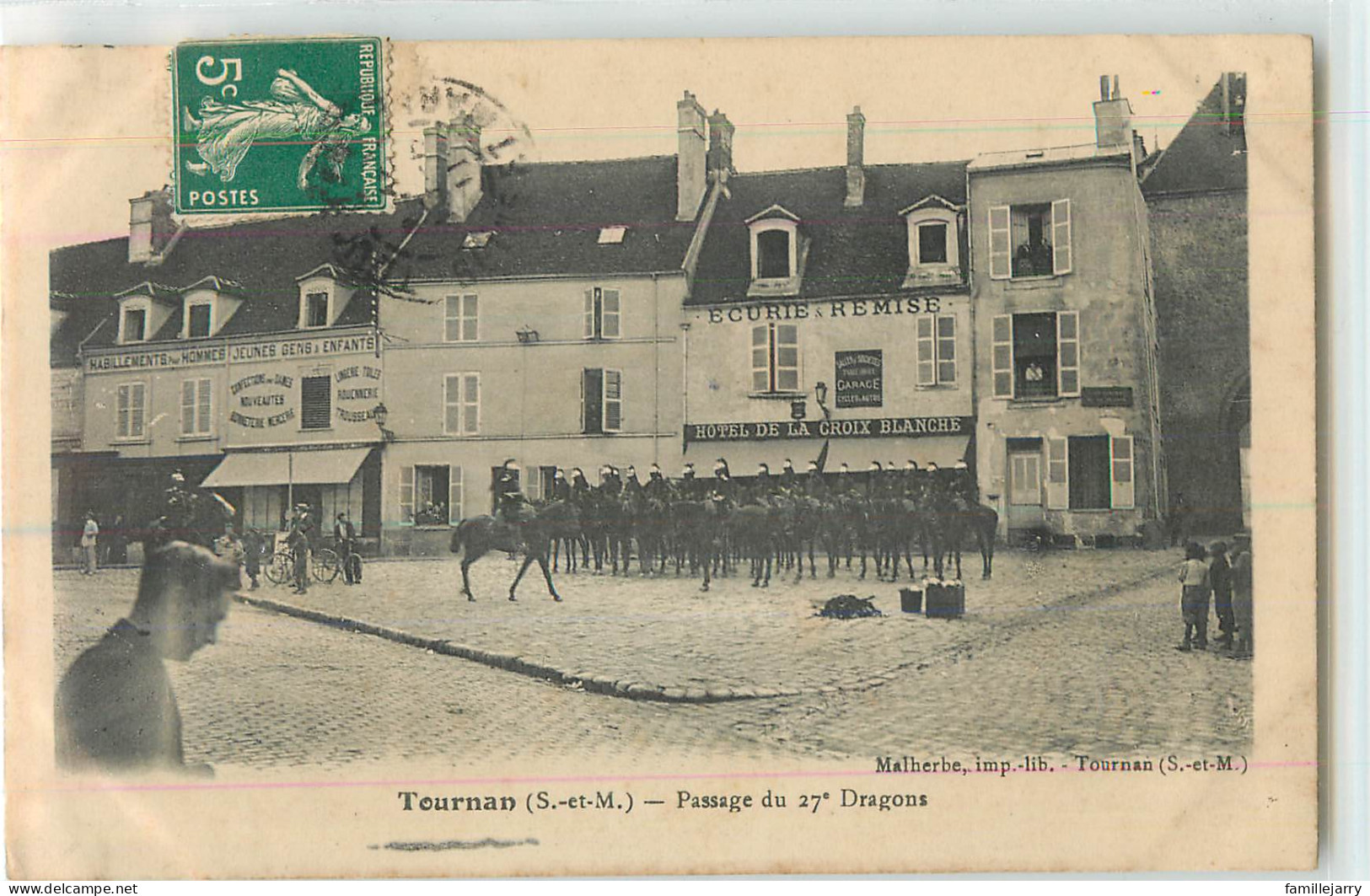 30996 - TOURNAN EN BRIE - PASSAGE DU 27EME DRAGONS - Tournan En Brie