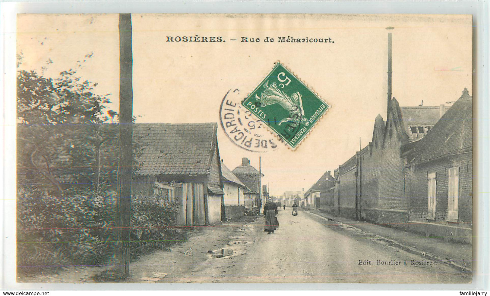 26836 - ROSIERES EN SANTERRE - RUE DE MEHARICOURT - Rosieres En Santerre