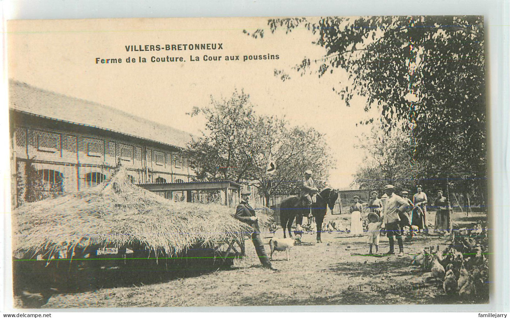 26848 - VILLERS BRETONNEUX - FERME DE LA COUTURE / LA COUR AUX POUSSINS - Villers Bretonneux