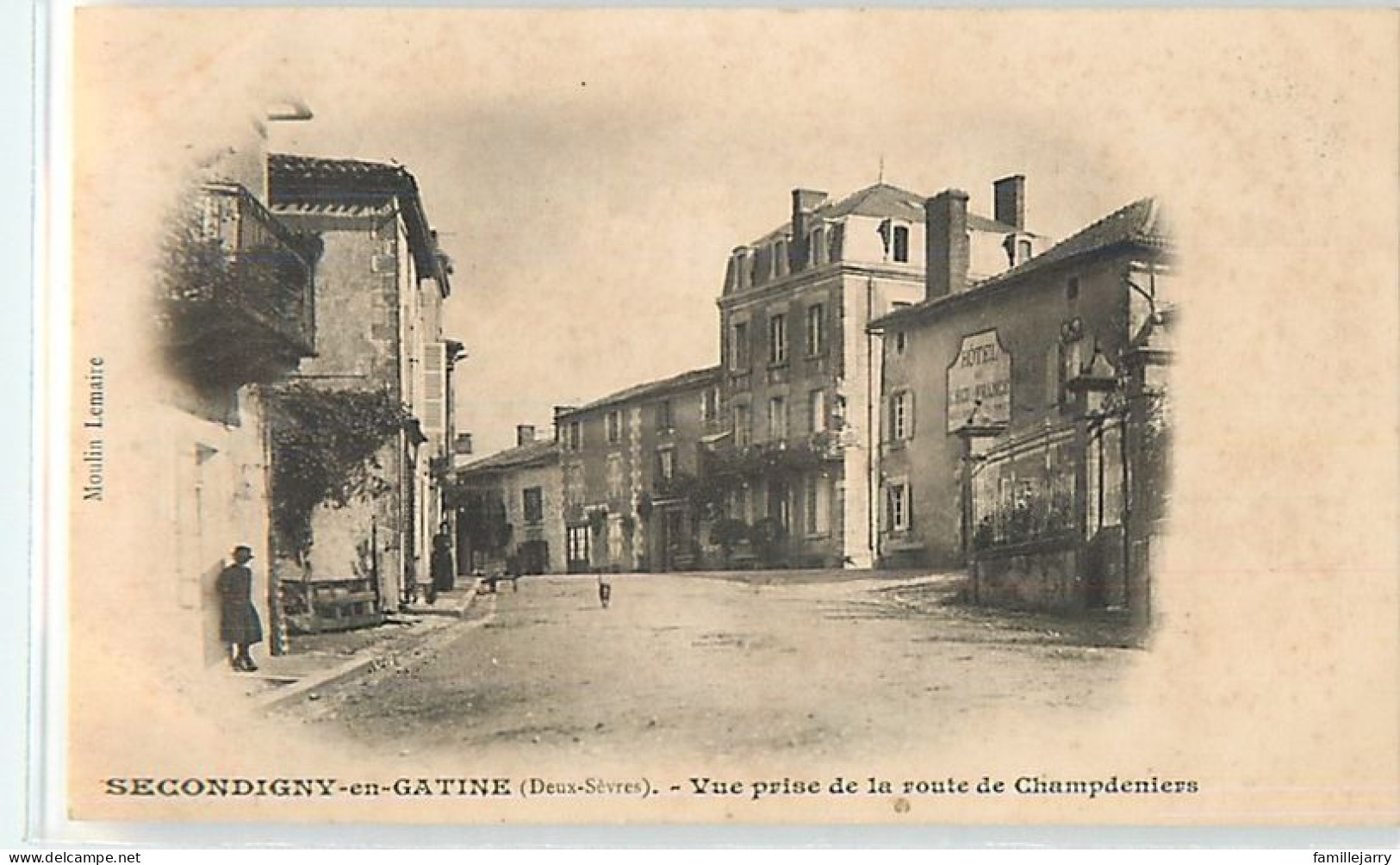 16070 - SECONDIGNY EN GATINE - VUE PRISE DE LA ROUTE DE CHAMPDENIERS - Secondigny