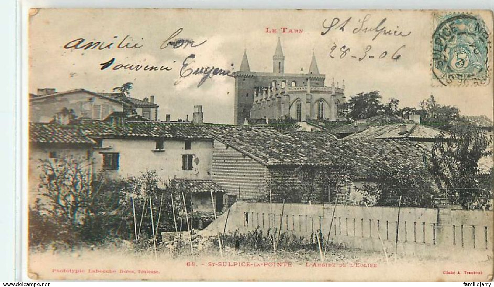 17463 - SAINT SULPICE LA POINTE - L ABSIDE DE L EGLISE - Saint Sulpice