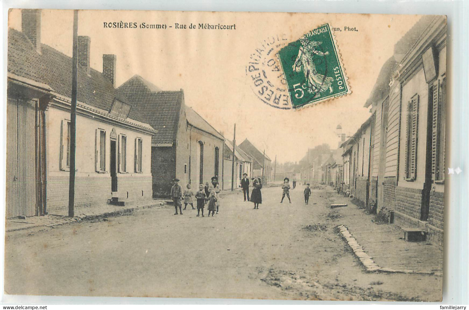 30449 - ROSIERES EN SANTERRE - RUE DE MEHARICOURT - Rosieres En Santerre