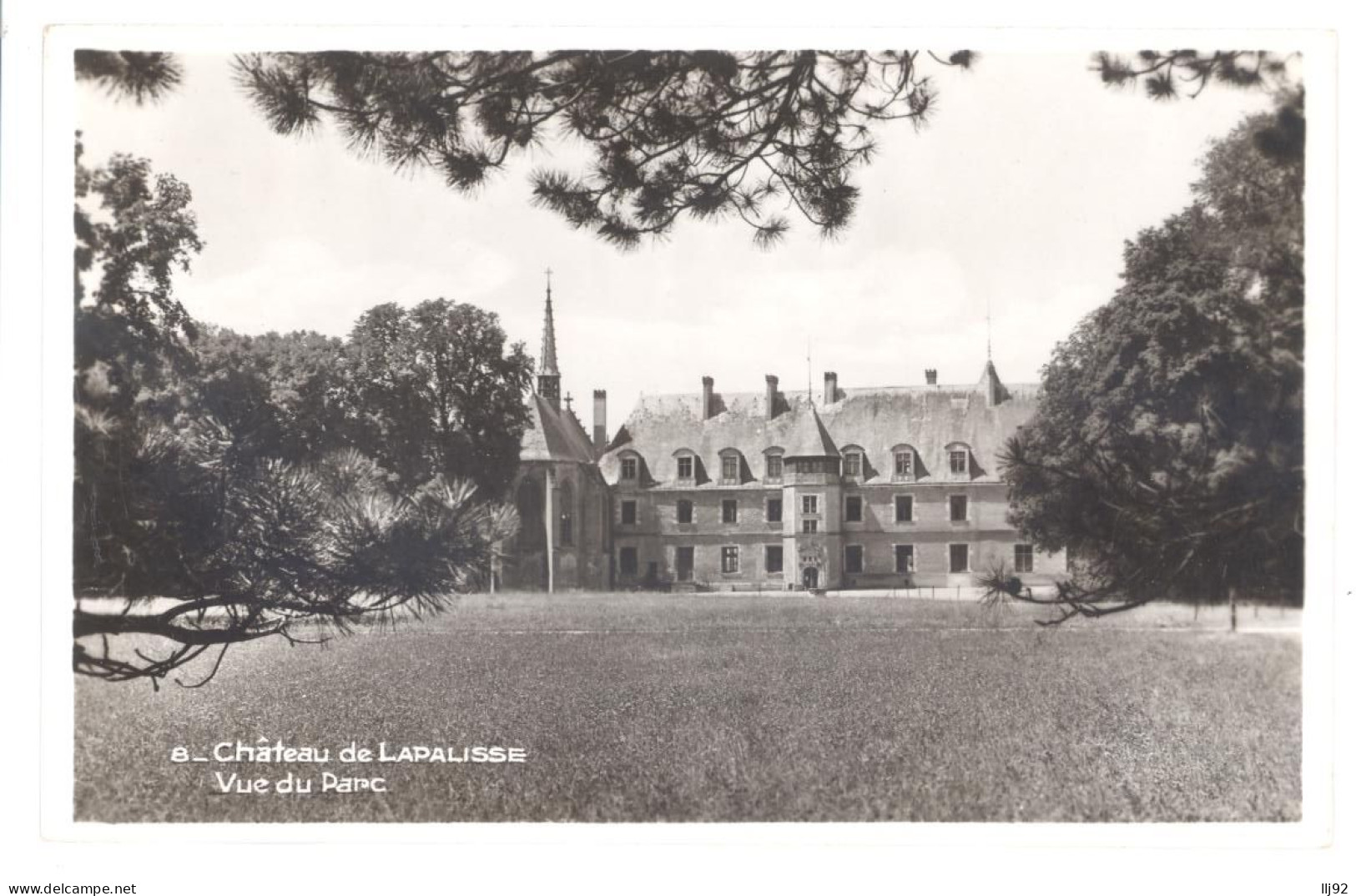 CPSM 03 - 8. Château De LAPALISSE - Vue Du Parc - Lapalisse