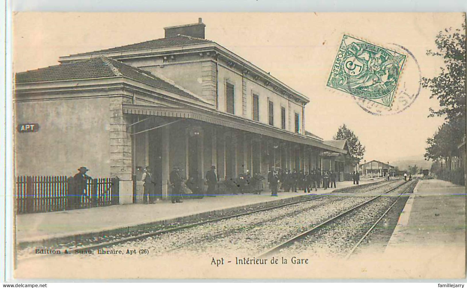 19918 - APT - INTERIEUR DE LA GARE - Apt