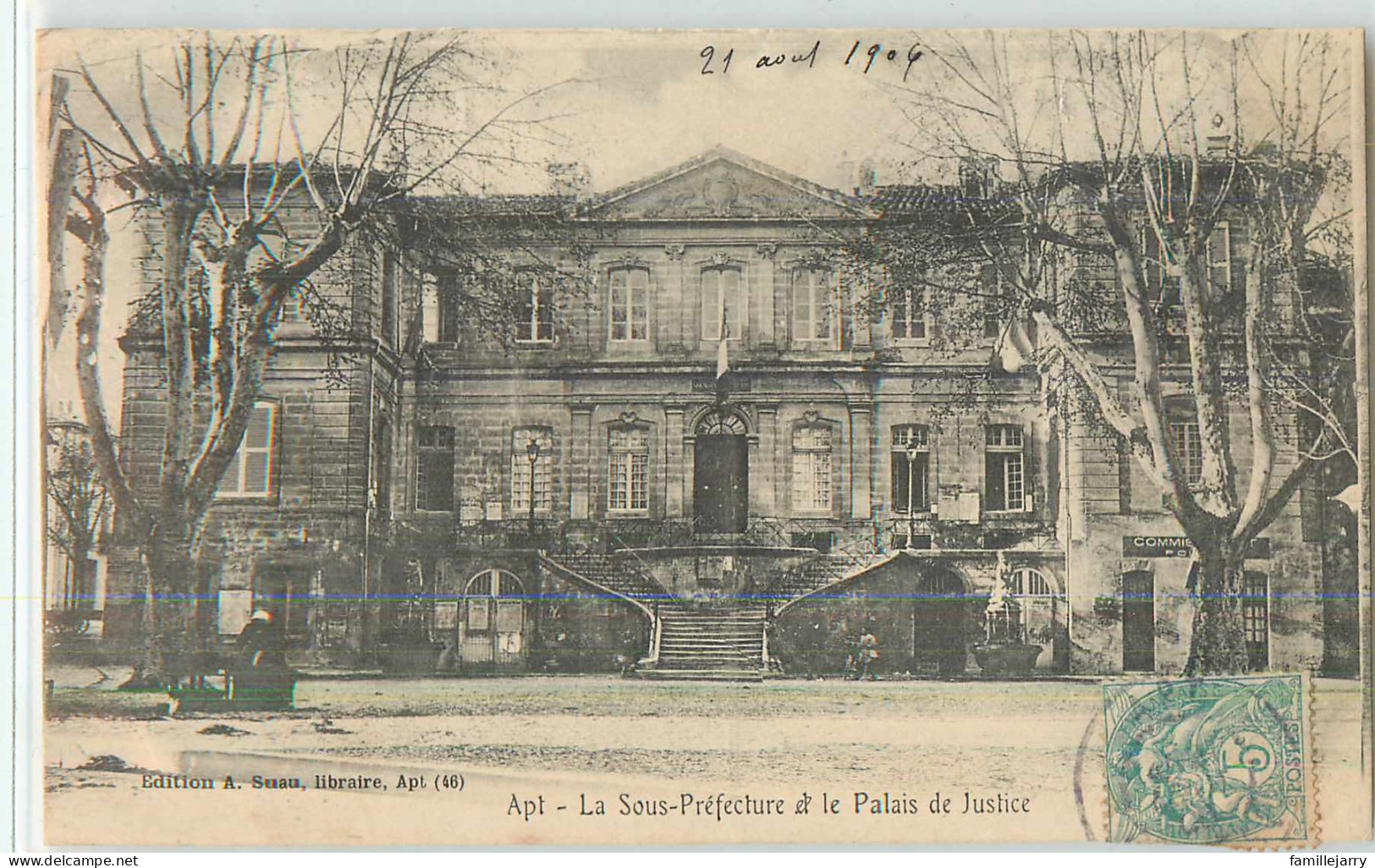 19919 - APT - LA SOUS PREFECTURE ET LE PALAIS DE JUSTICE - Apt