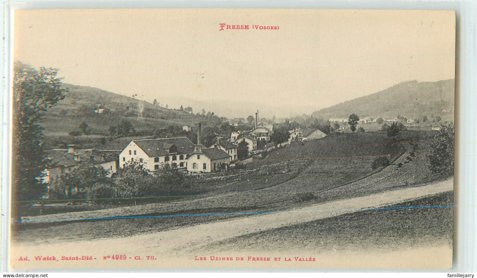 32698 - FRESSE SUR MOSELLE - LES USINES DE / ET LA VALLEE - Fresse Sur Moselle