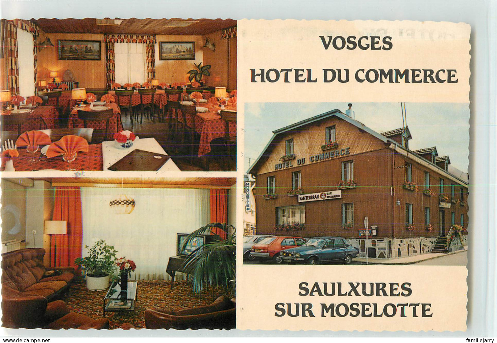 32259 - SAULXURES SUR MOSELOTTE - CPSM - HOTEL DU COMMERCE - Saulxures Sur Moselotte