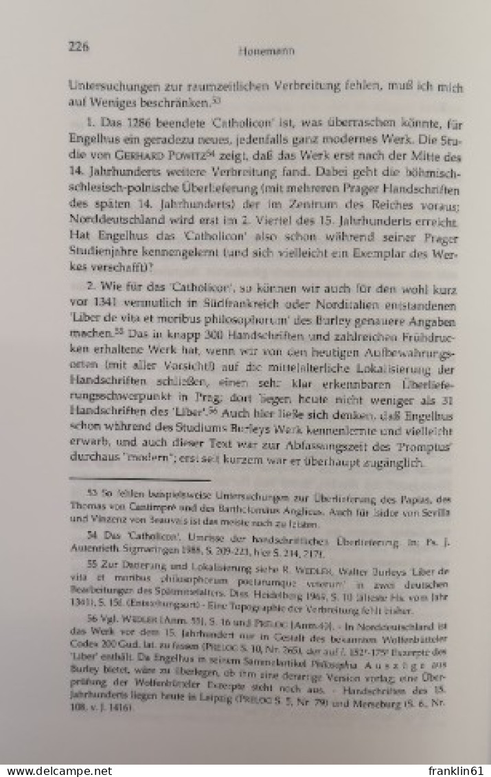 Dietrich Engelhus. Beiträge Zu Leben Und Werk. - 4. Neuzeit (1789-1914)