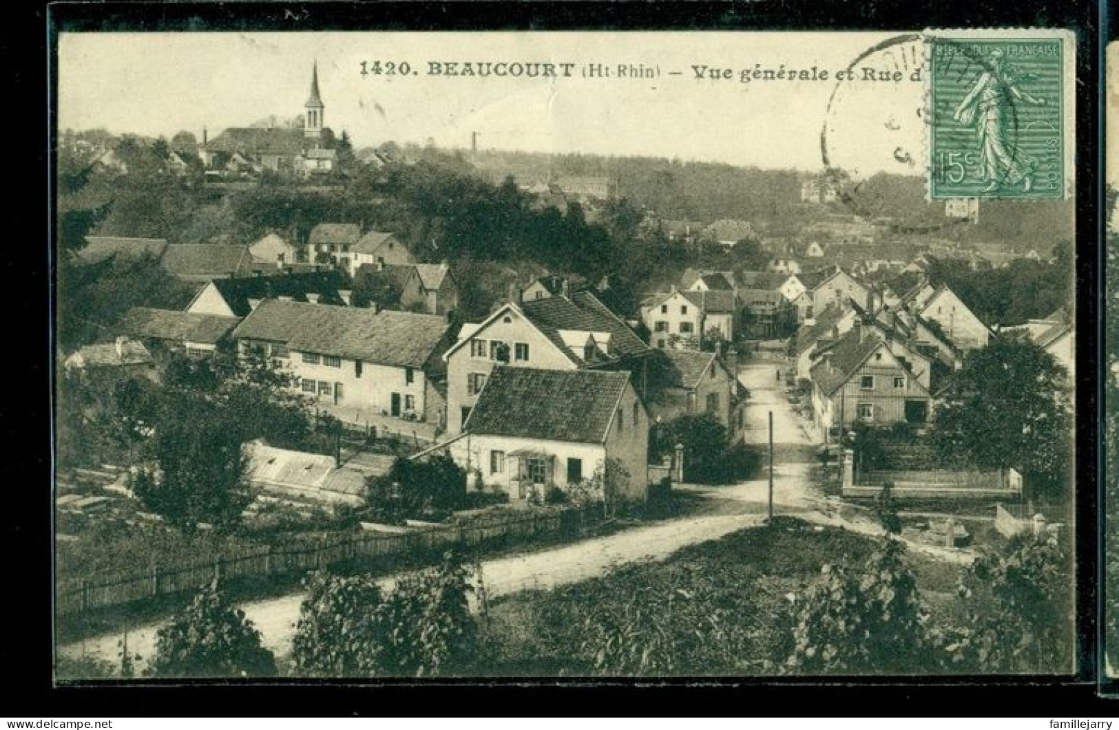 7918 - BEAUCOURT - VUE GENERALE ET RUE - Beaucourt