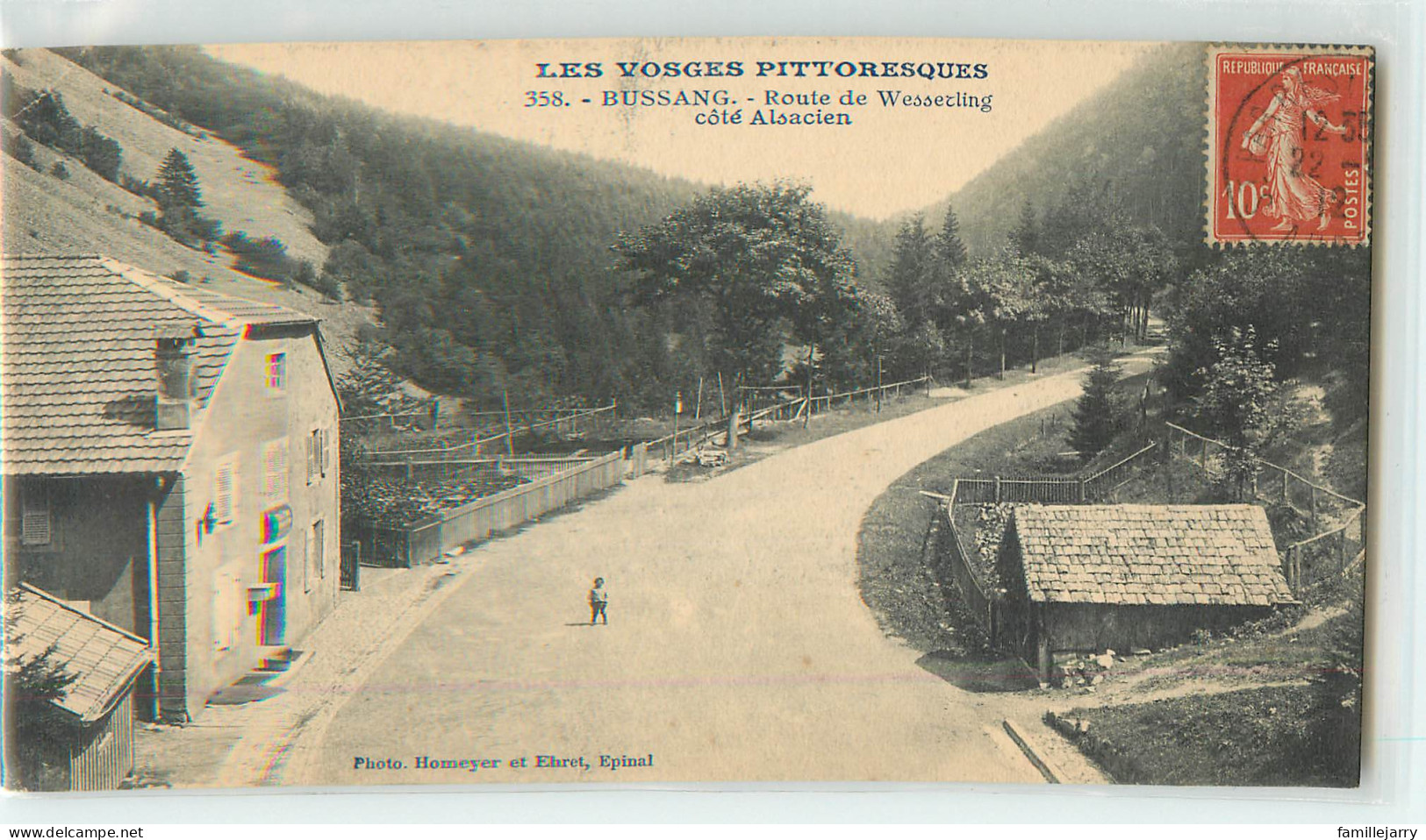 32927 - BUSSANG - LES VOSGES PITTORESQUES / ROUTE DE WESSERLING COTE ALSACIEN - Bussang