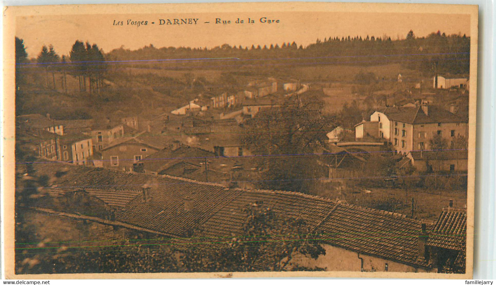 32850 - DARNEY - LES VOSGES / RUE DE LA GARE - Darney