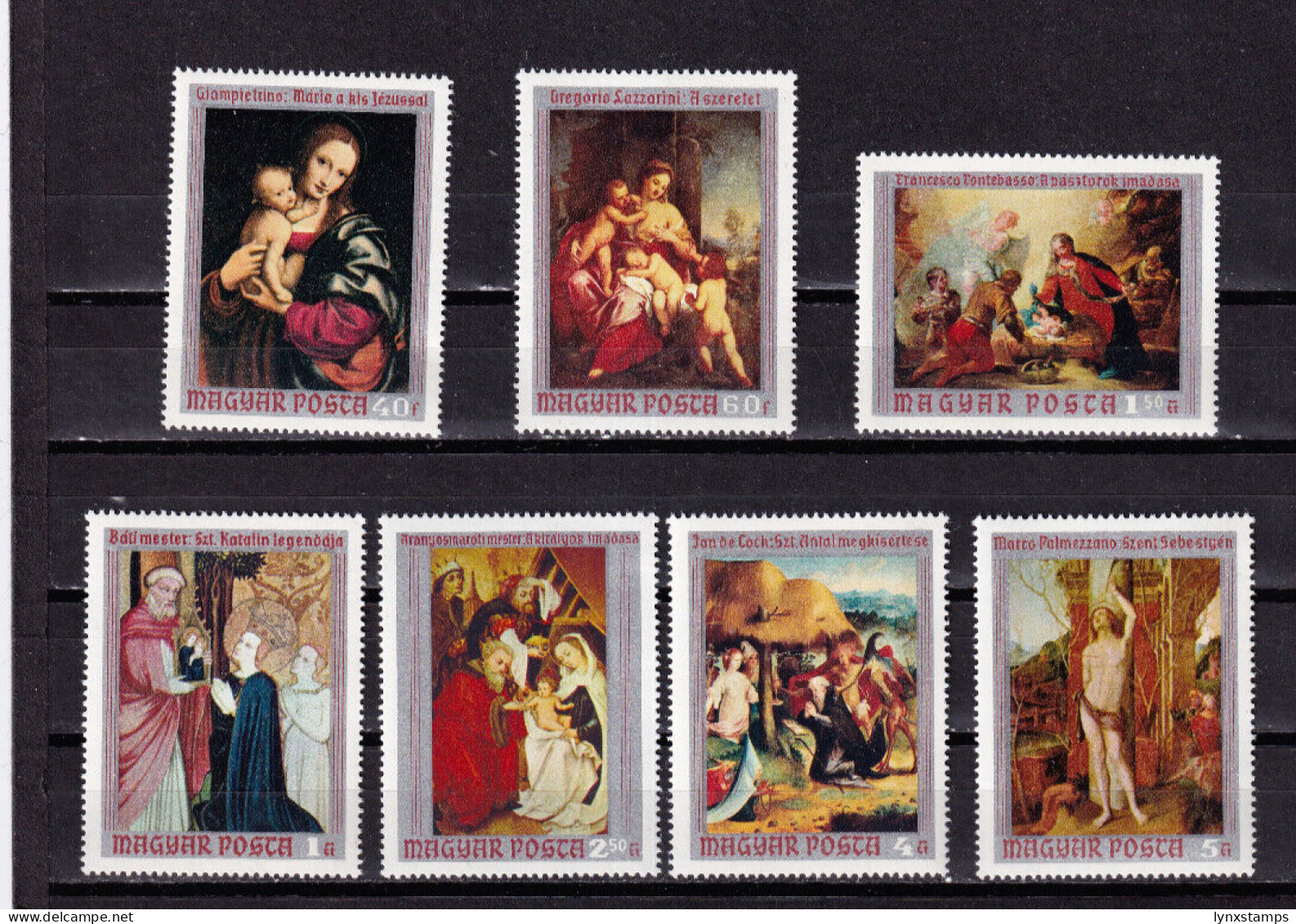 LI04 Hungary 1970 Paintings From Christian Museum, Esztergom Mint Stamps - Ungebraucht