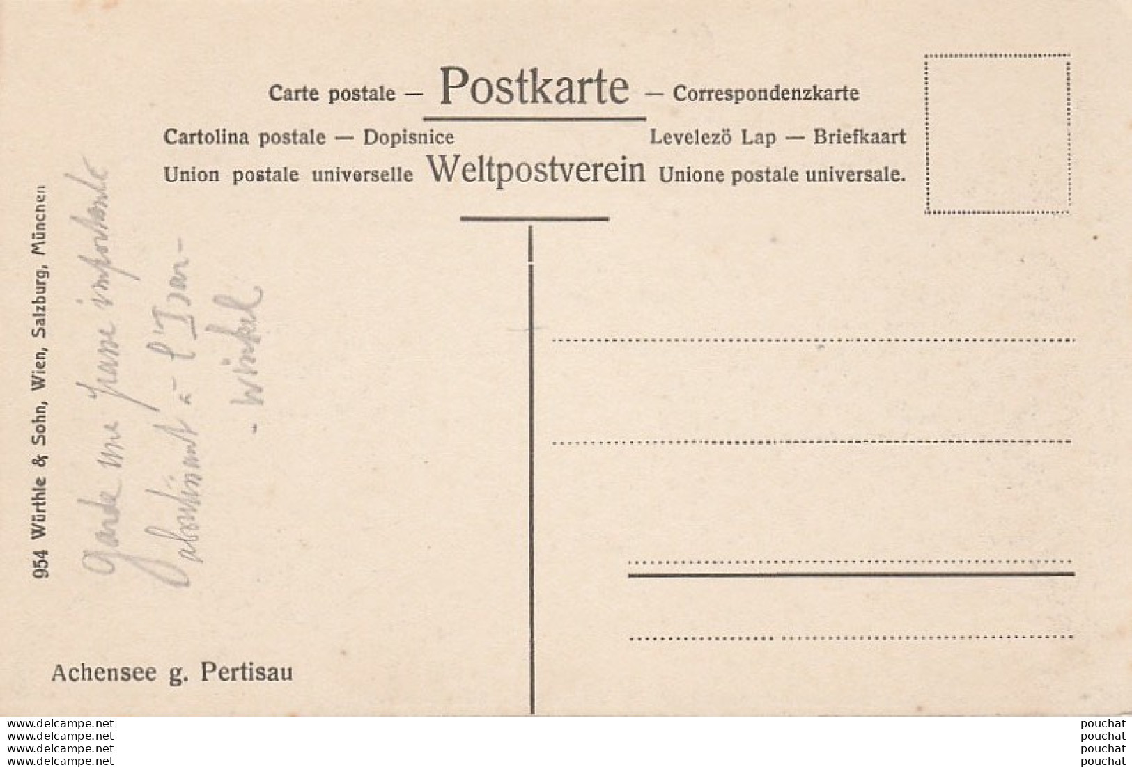 W14- ACHENSEE  G. PERTISAU - (2 SCANS) - Pertisau