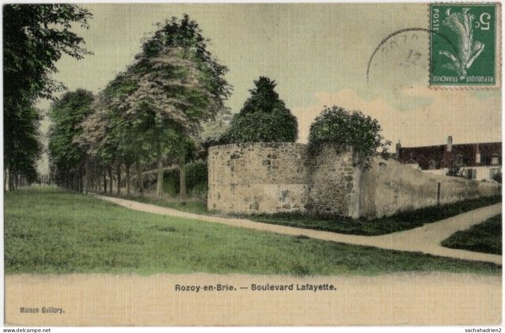 77. ROZOY-EN-BRIE. Boulevard Lafayette - Rozay En Brie