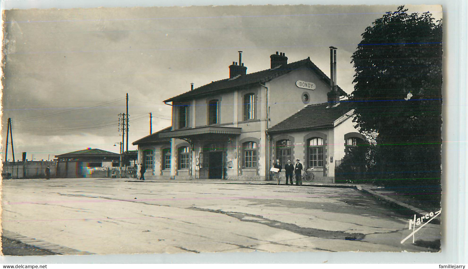 26086 - BONDY - CPSM - LA GARE - Bondy