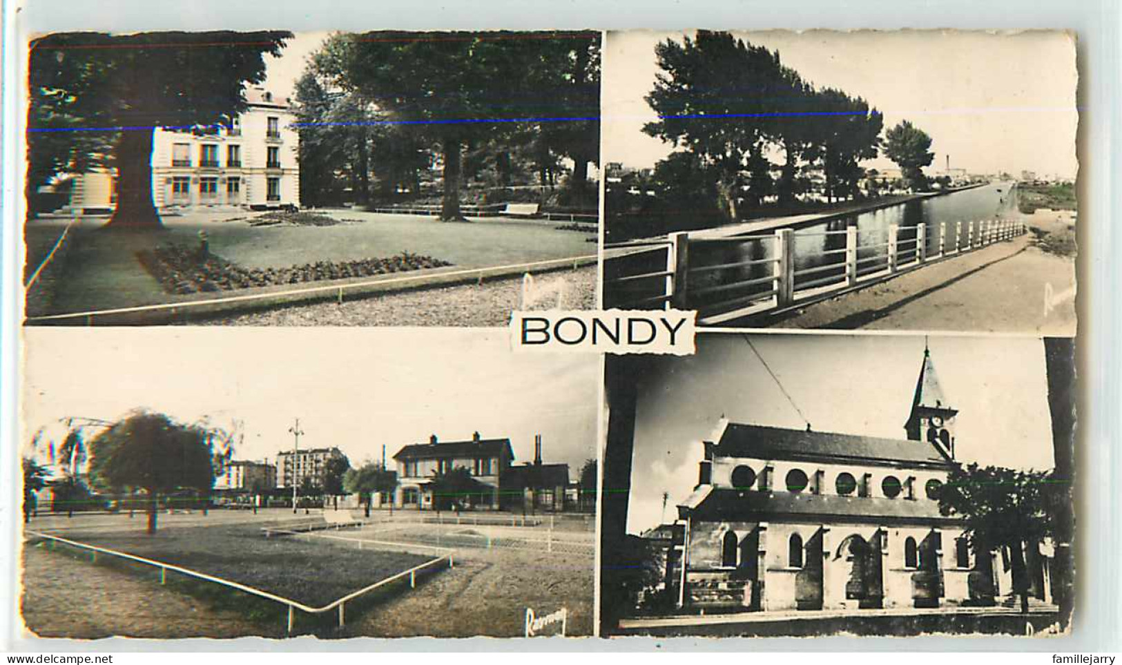 18554 - BONDY - CPSM - MULTIVUES - Bondy