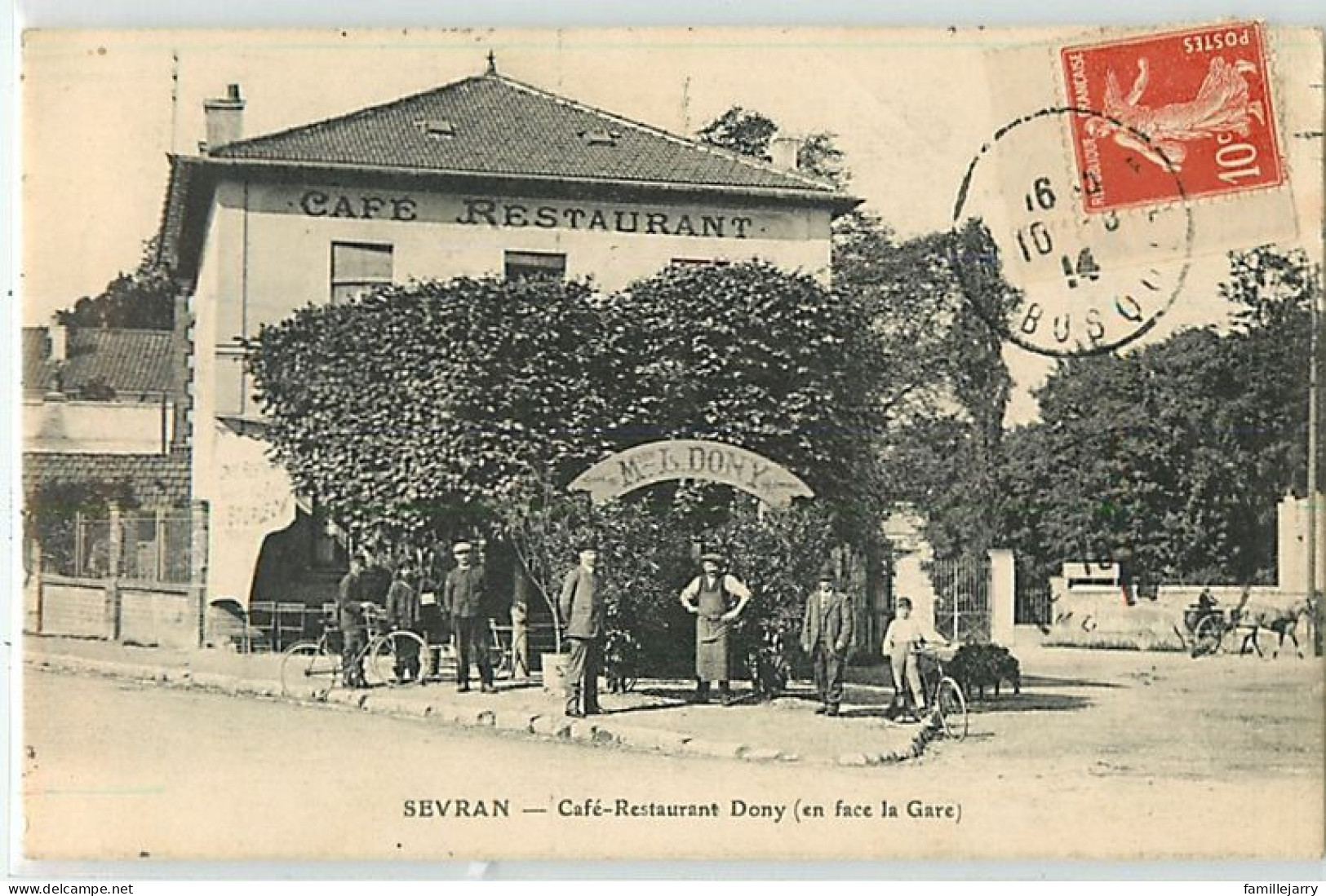 12054 - SEVRAN - CAFE RESTAURANT DONY EN FACE DE LA GARE - Sevran