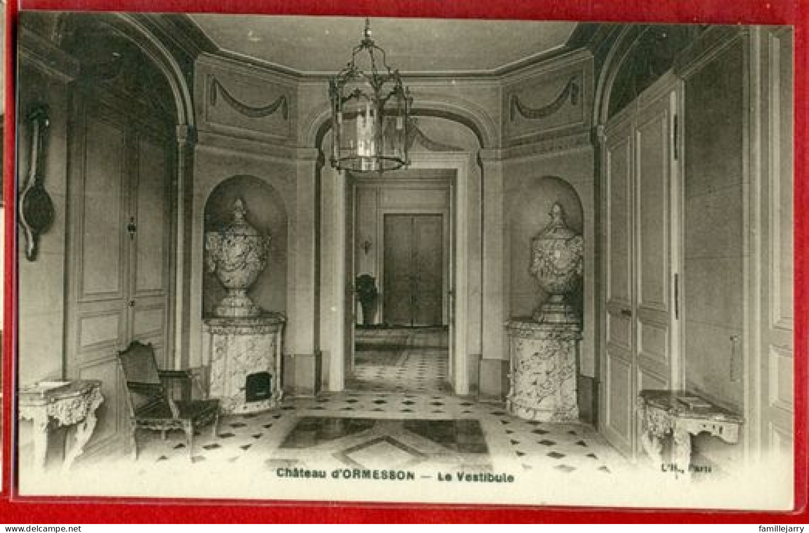 2277 - ORMESSON - LE CHATEAU - LE VESTIBULE - Ormesson Sur Marne