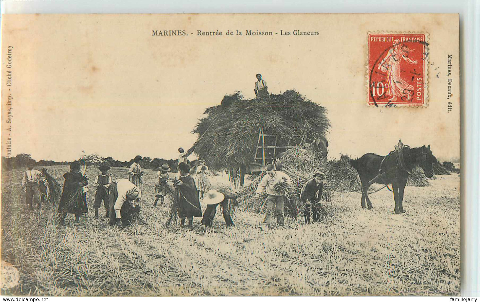 24325 - MARINES - RENTREE DE LA MOISSON / LES GLANEURS - Marines