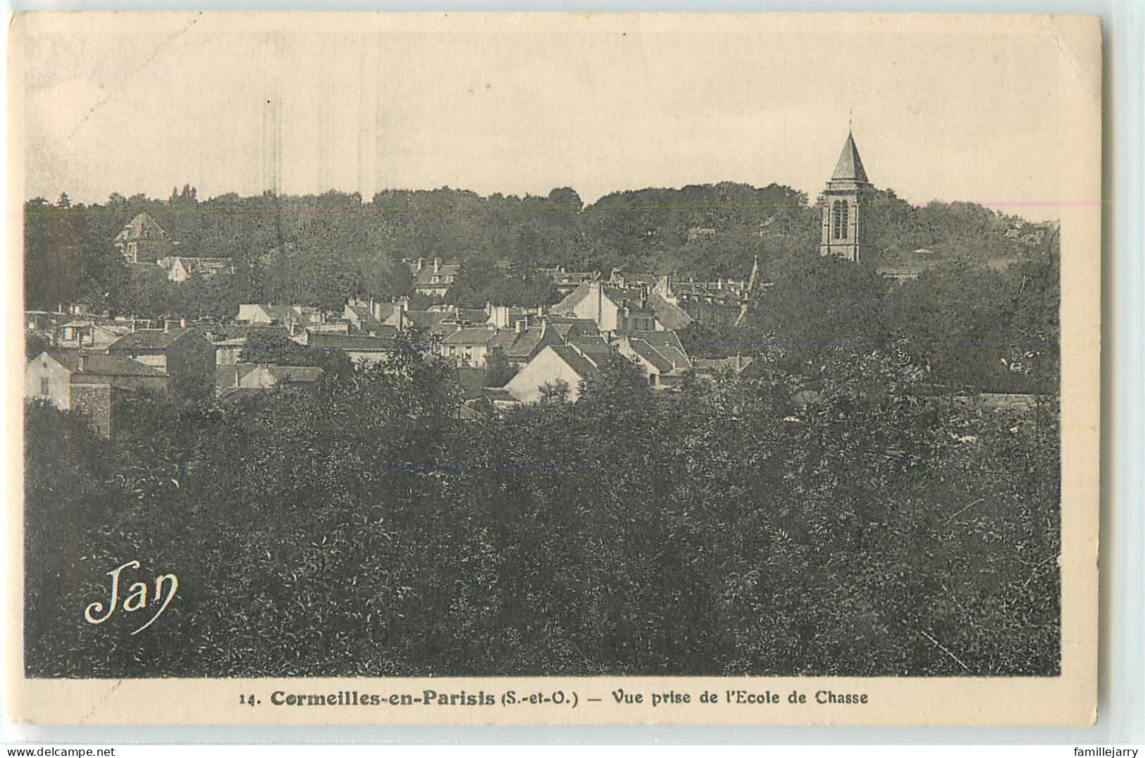 30028 - CORMEILLES EN PARISIS - VUE PRISE DE L ECOLE DE CHASSE - Cormeilles En Parisis