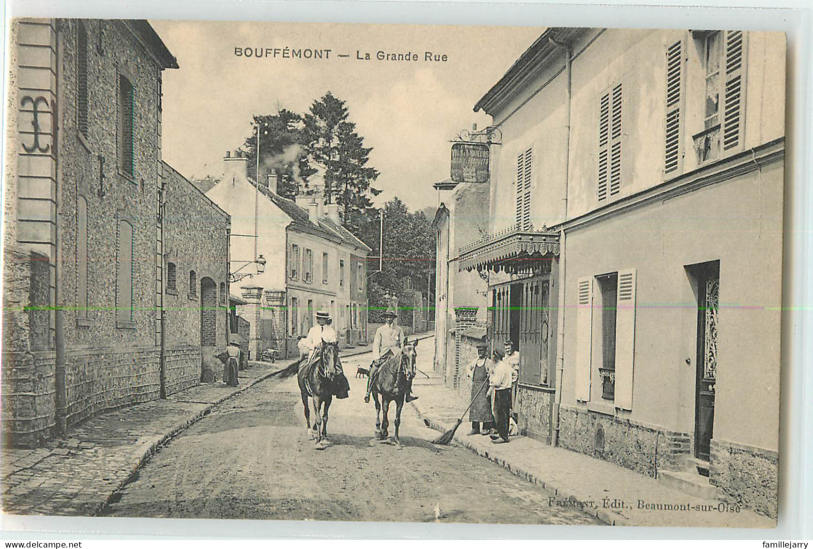 30024 - BOUFFEMONT - LA GRANDE RUE  - Bouffémont