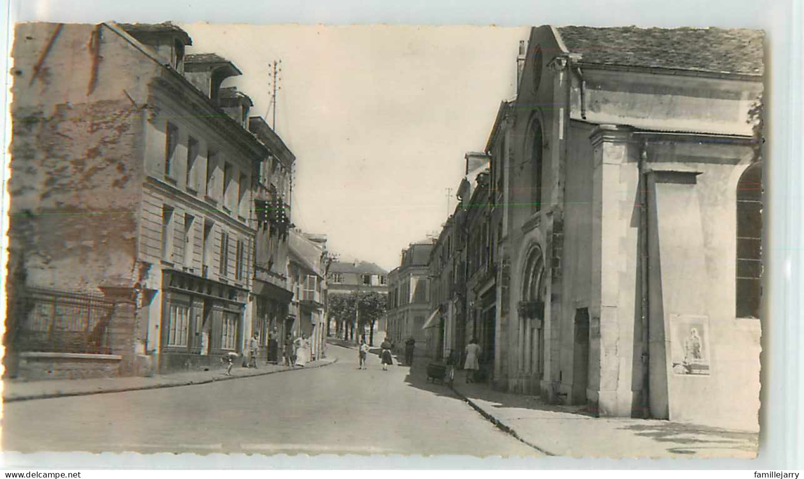 24293 - DEUIL LA BARRE - CPSM - RUE DE L EGLISE - Deuil La Barre