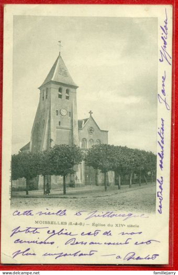 2750 - MOISSELLES - EGLISE DU XIVEME SIECLE - Moisselles